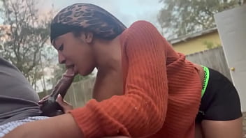 family drama - sneak out your step sister to doggystyle her petite spinner asshole outdoors...