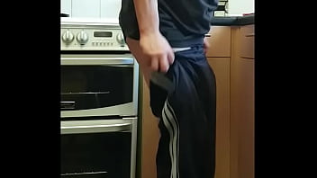 looking out my kitchen window when my girlfriend pulled down my pants and started fucking my...
