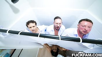 Roxie Takes on Three Step Cocks To Celebrate Graduation! Roxie Sinner, Quinton James, Pierce...